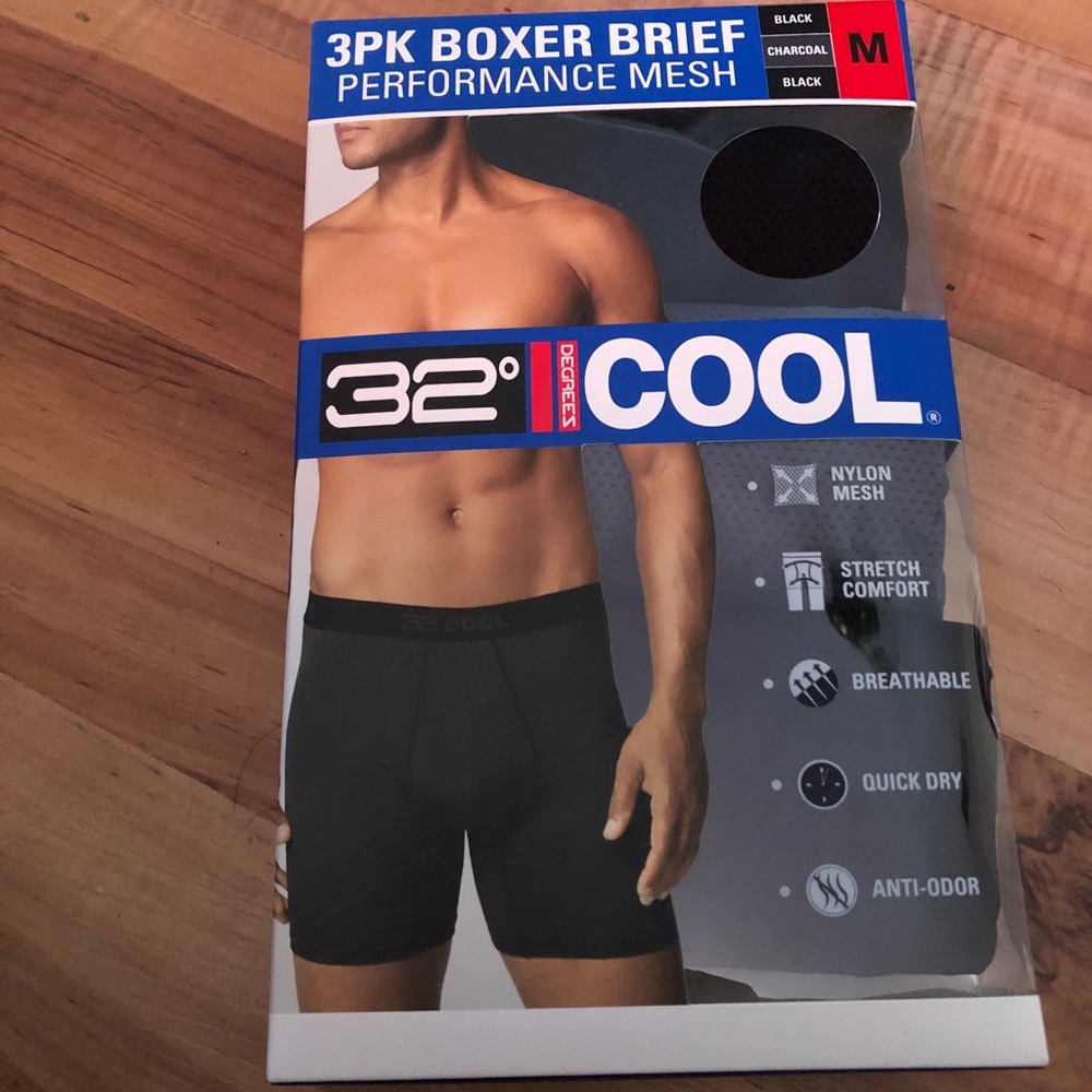 3 PACK MEN'S ACTIVE MESH BOXER BRIEF